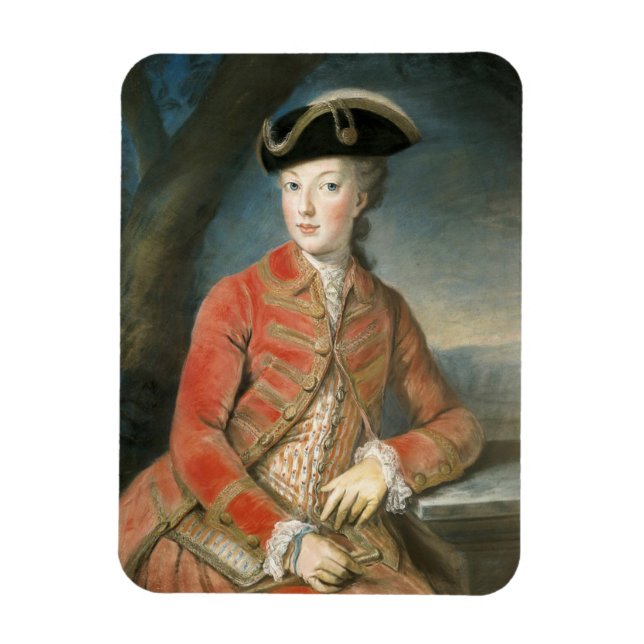 Marie Antoinette-jaktattire Kreutzinger Magnet (Vertikal)