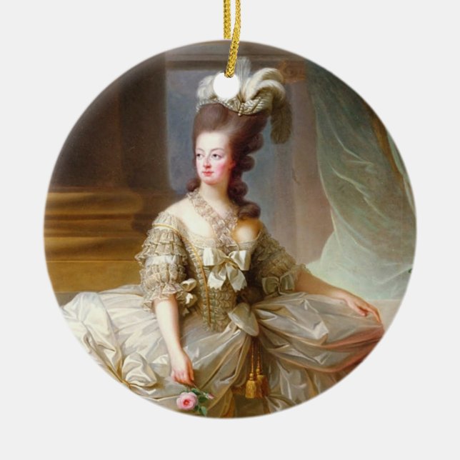 Marie Antoinette Julgransprydnad Keramik (Framsidan)