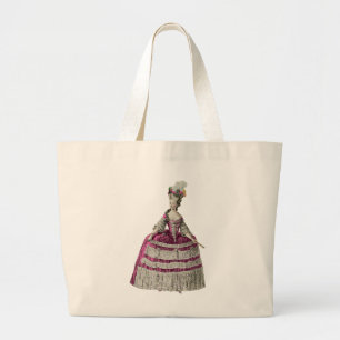 Marie Antoinette Jumbo Tote Jumbo Tygkasse