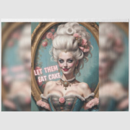 Marie Antoinette låter dem äta kummel Decoupage