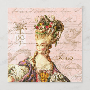 Marie Antoinette låter dem äta kummel Inbjudningar