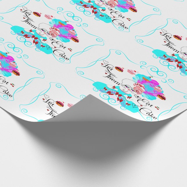 Marie Antoinette låter dem äta kummel Presentpapper (Hörn)