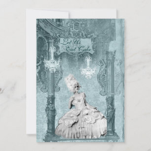 Marie Antoinette låter oss bjuda på att äta kakor Inbjudningar