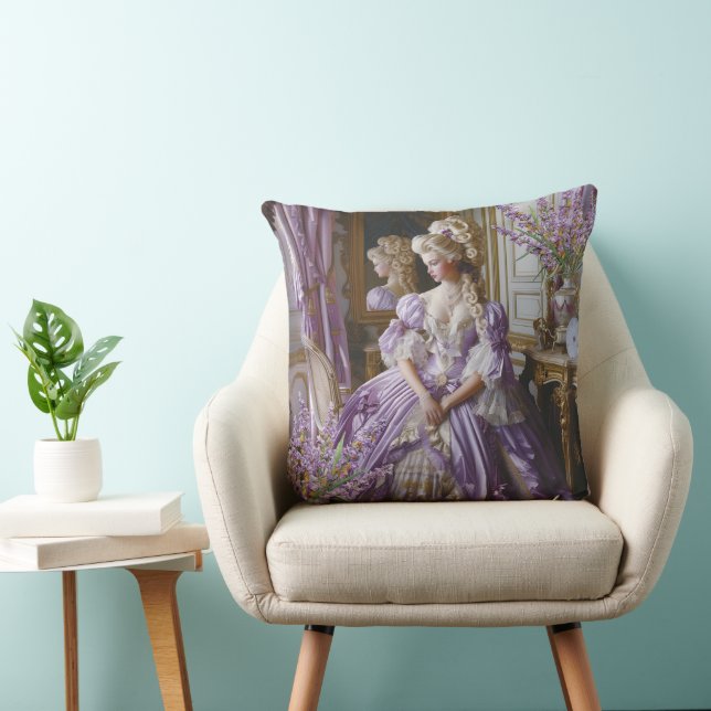 Marie Antoinette Lavender Queen pillow Kudde (Stol)