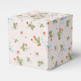 Marie Antoinette Liten Rosa Jordgubbspresentlåda Presentaskar