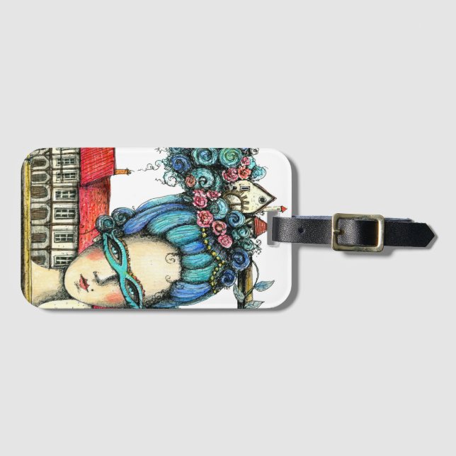 Marie Antoinette Luggage Tag Bagagebricka (Framsida horisontal)