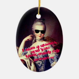 ♥ Marie-Antoinette Marie Antoinette crazy Kitsch ♥ Julgransprydnad Keramik
