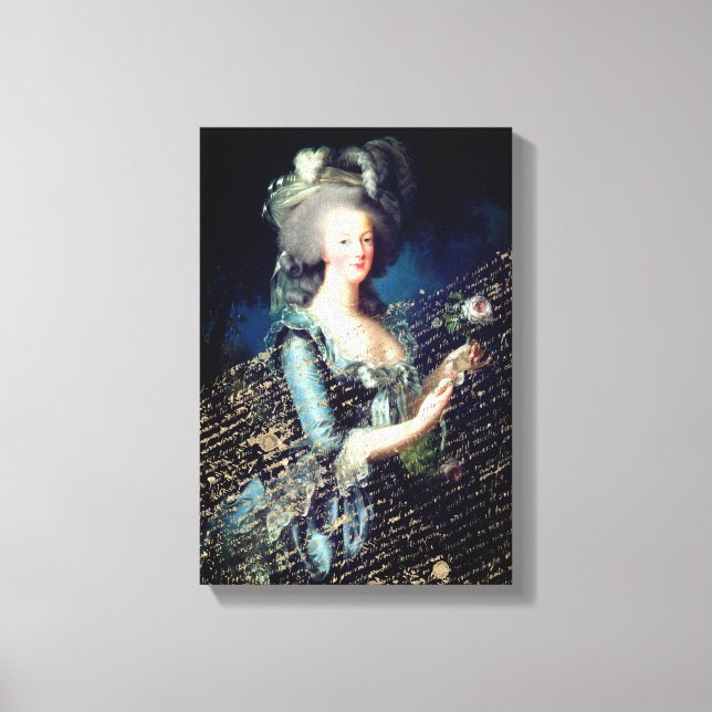 Marie-Antoinette – Marie Antoinette Letter Canvastryck (Framsida)