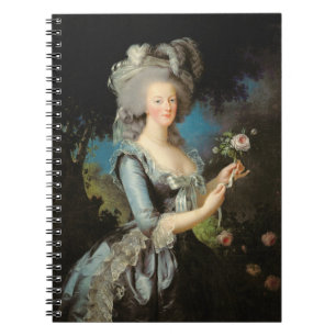 Marie Antoinette med en ro, 1783 Anteckningsbok Med Spiral