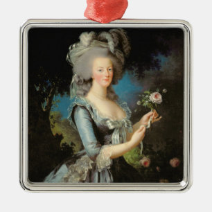 Marie Antoinette med en ro, 1783 Julgransprydnad Metall