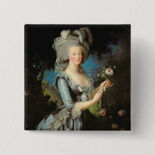 Marie Antoinette med en ro, 1783 Knapp
