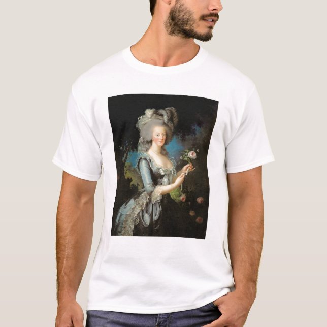 Marie Antoinette med en ro, 1783 Tröja (Framsida)