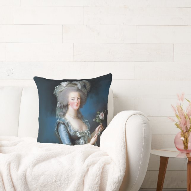 Marie Antoinette med en ros Kudde (Soffa)
