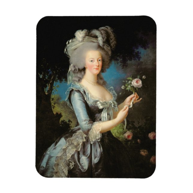 Marie Antoinette med Ro, 1783 Magnet (Vertikal)