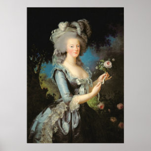 Marie Antoinette med Ro, 1783 Poster