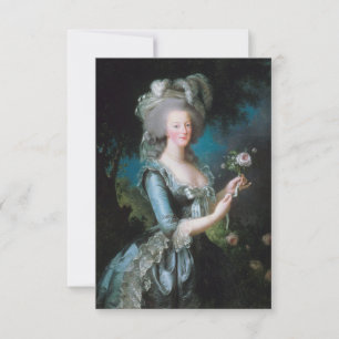 Marie Antoinette med Ro av Elisabeth Le Brun Tack Kort