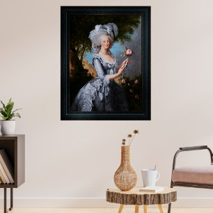 Marie Antoinette med Ro Poster