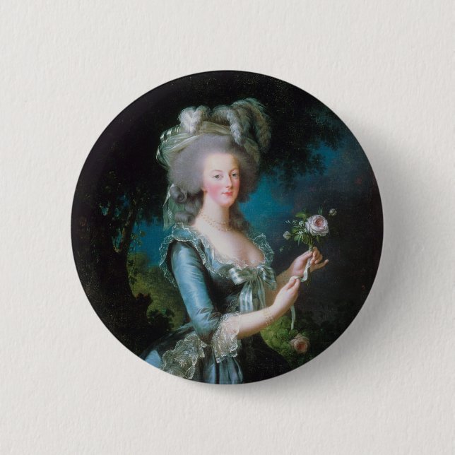Marie Antoinette med ron av Elisabet Lebrun Knapp (Framsida)