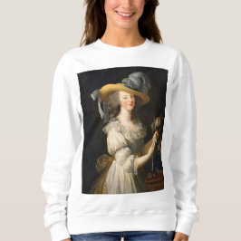 Marie Antoinette med ros sweatshirt T Shirt