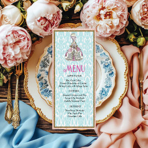 Marie Antoinette Meny Bordsdukning
