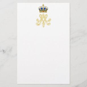 Marie Antoinette Monogram Brevpapper