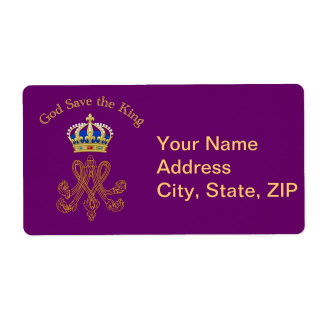 Marie Antoinette Monogram Fraktsedel (Framsidan)