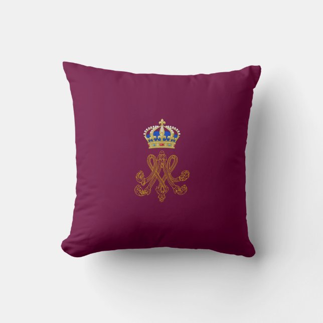 Marie Antoinette Monogram Kudde (Framsida)