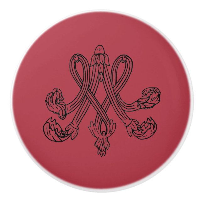Marie Antoinette – Monogramm – Monogram initial Knopp (Framsidan)