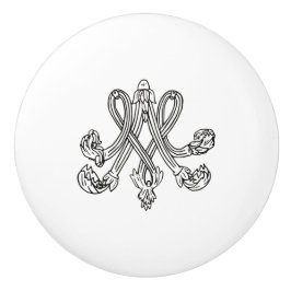 Marie Antoinette – Monogramm – Monogram initial Knopp
