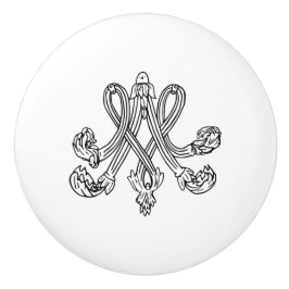 Marie Antoinette – Monogramm – Monogram initial Knopp