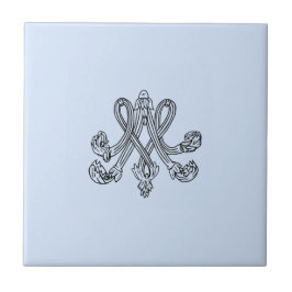 Marie Antoinette – Monogramm – Monogram initials Kakelplatta