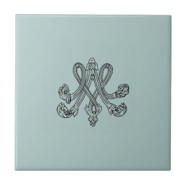 Marie Antoinette – Monogramm – Monogram initials Kakelplatta