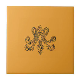 Marie Antoinette – Monogramm – Monogram initials Kakelplatta
