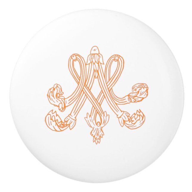 Marie Antoinette – Monogramm – Monogram initials Knopp (Framsidan)