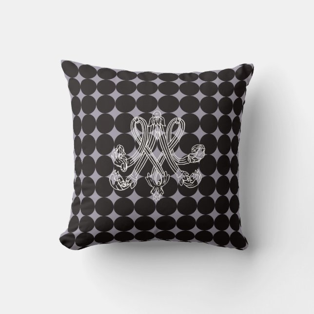 Marie Antoinette – Monogramm – Monogram initials Kudde (Framsida)
