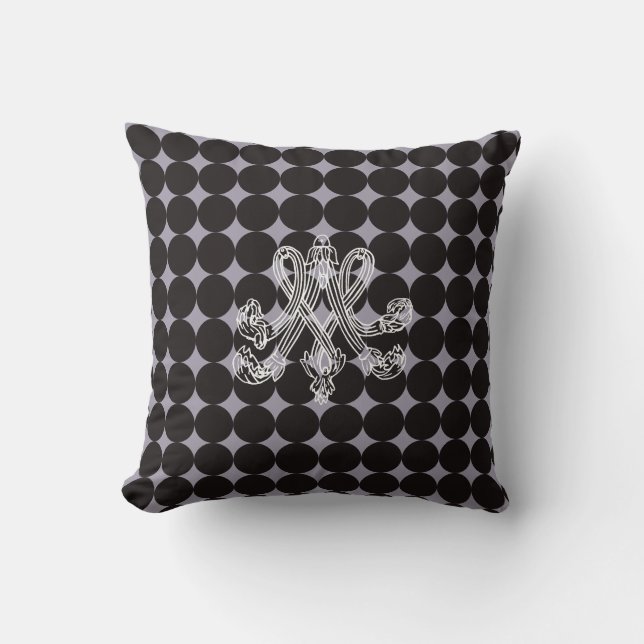 Marie Antoinette – Monogramm – Monogram initials Kudde (Framsida)