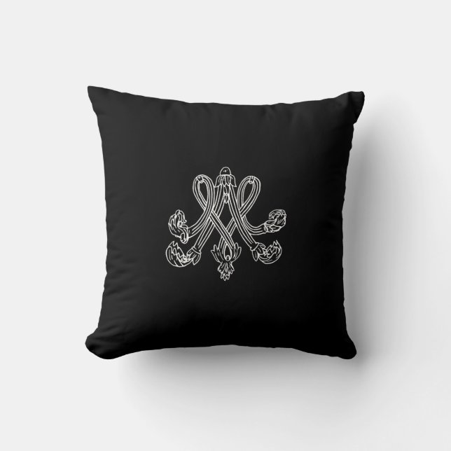 Marie Antoinette – Monogramm – Monogram initials Kudde (Framsida)