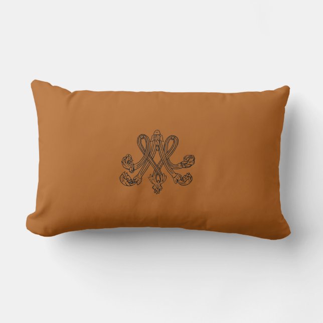 Marie Antoinette – Monogramm – Monogram initials Lumbarkudde (Framsida)