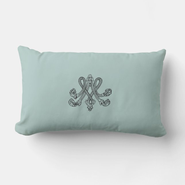 Marie Antoinette – Monogramm – Monogram initials Lumbarkudde (Framsida)