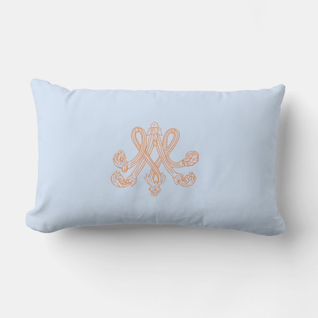 Marie Antoinette – Monogramm – Monogram initials Lumbarkudde (Framsida)