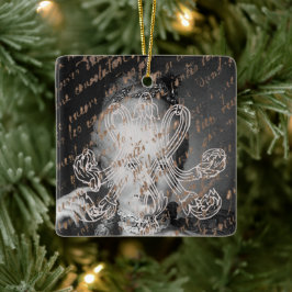 Marie Antoinette - Monogramm - Royalet Monogram Julgransprydnad Keramik