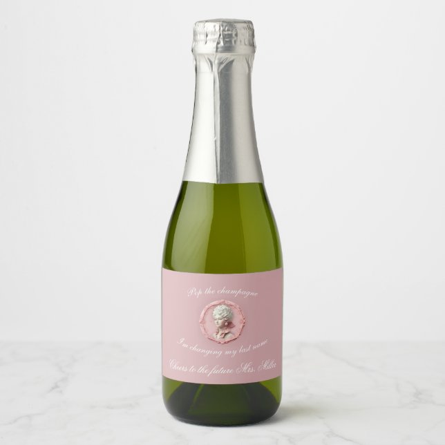 Marie Antoinette Moukling Vin Label Rosa (Framsida)