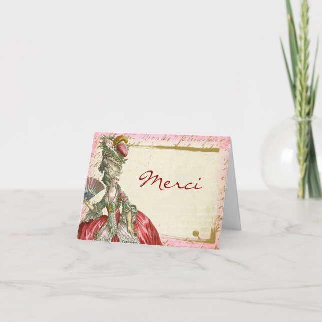 Marie Antoinette noterar det beställnings- tack (Framsida)