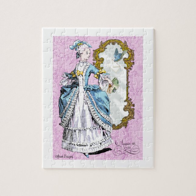 Marie Antoinette och Bluebird Pussel (Vertikal)