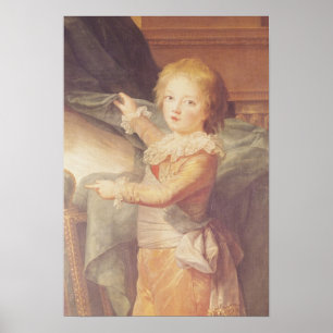 Marie-Antoinette och henne barn Poster