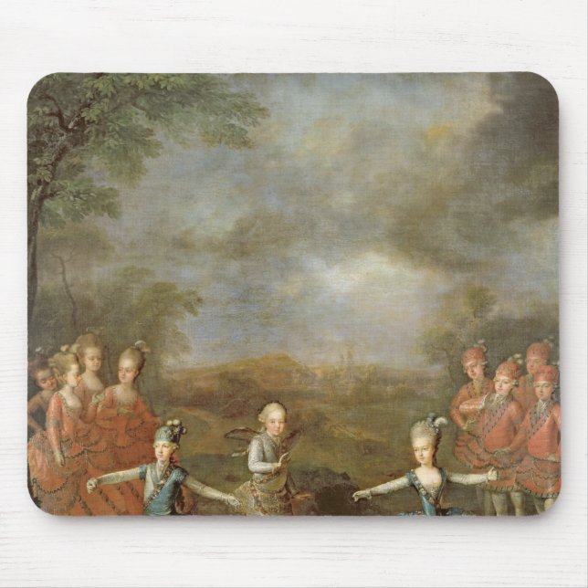 Marie Antoinette och henne systrar Musmatta (Framsidan)