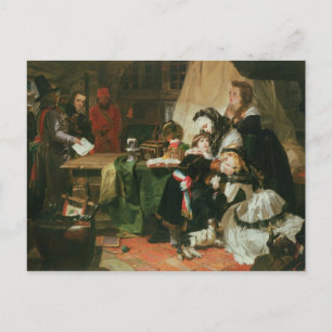 Marie Antoinette och hennes barn Vykort