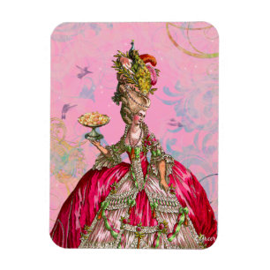 Marie Antoinette och Hummingbird i Rosa Magnet