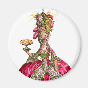 Marie Antoinette och Peacock Magnet