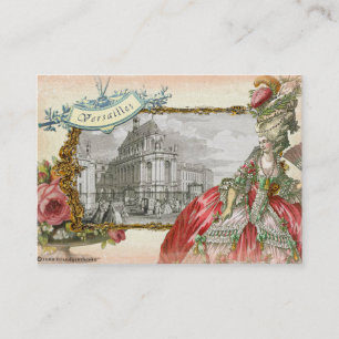 Marie Antoinette på den Versaille visitkorten Visitkort